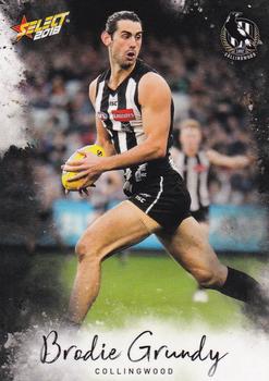 2018 Select Footy Stars #47 Brodie Grundy Front